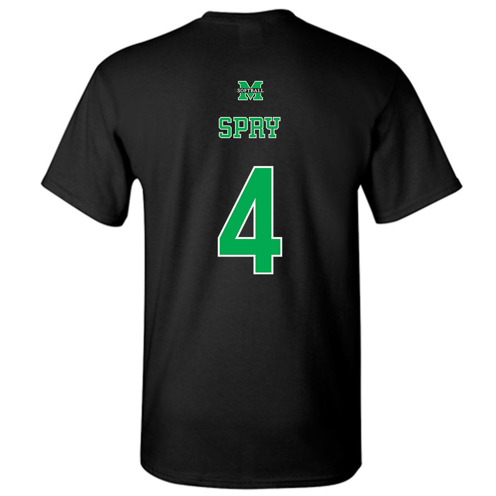 Marshall - NCAA Softball : Kate Spry - Sports Shersey T-Shirt-1