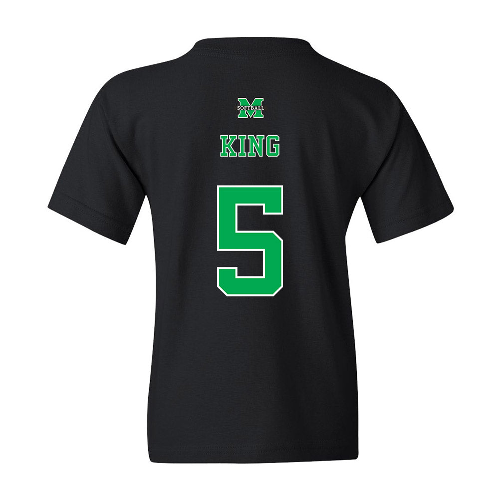 Marshall - NCAA Softball : Jules King - Sports Shersey Youth T-Shirt