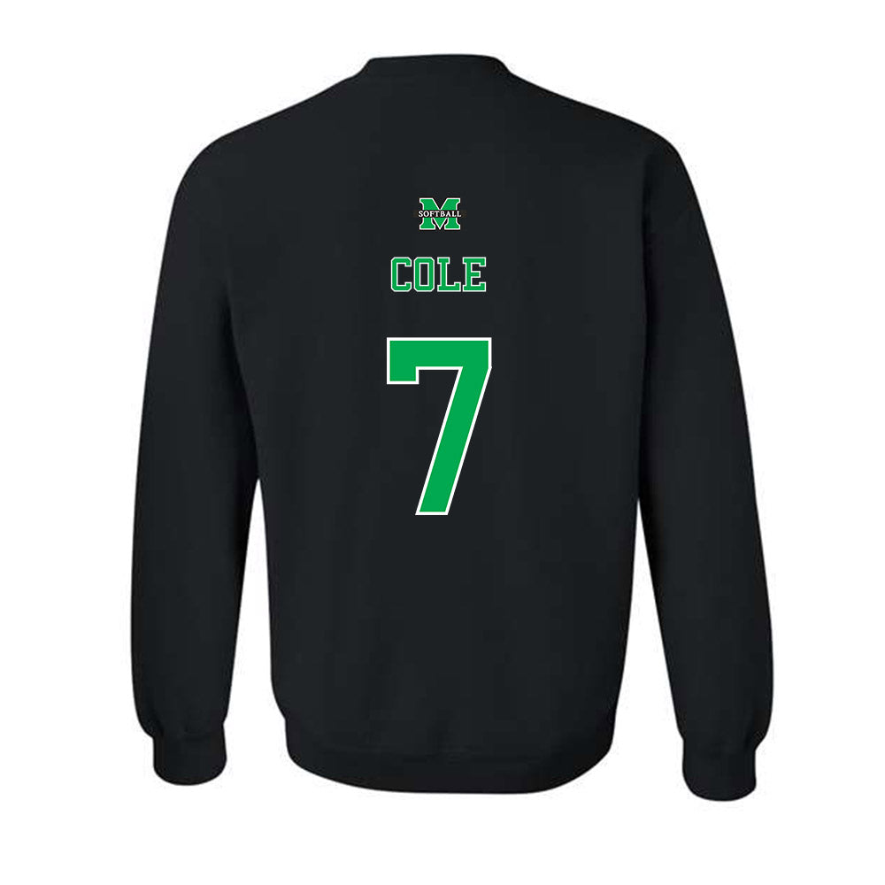 Marshall - NCAA Softball : Emily Cole - Crewneck Sweatshirt Sports Shersey