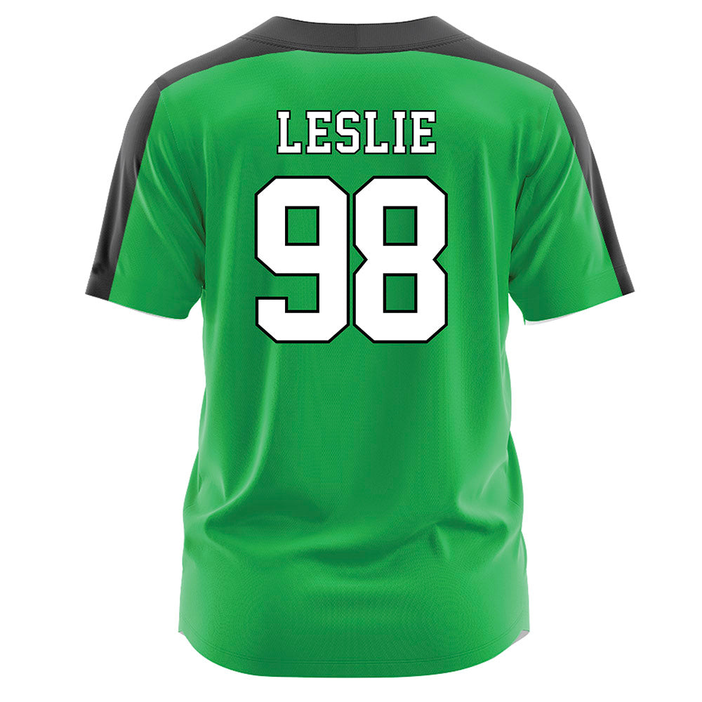 Marshall - NCAA Softball : Diamond Leslie - Green Jersey-1