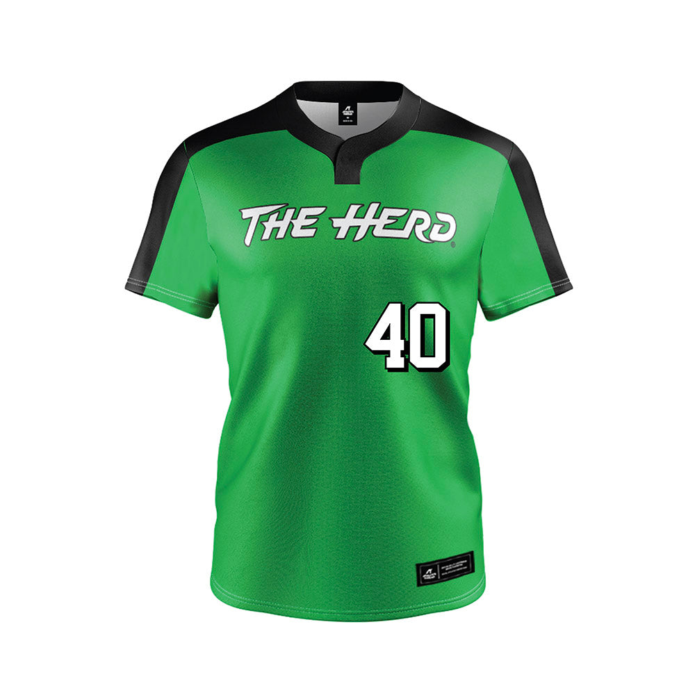 Marshall - NCAA Softball : Addison Stieneker - Green Jersey-0