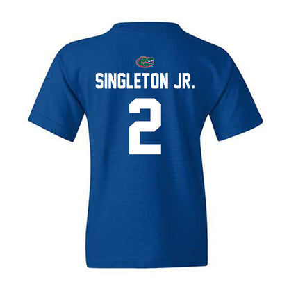 Florida - NCAA Football : Eric Singleton Jr. - Replica Shersey Youth T-Shirt-1