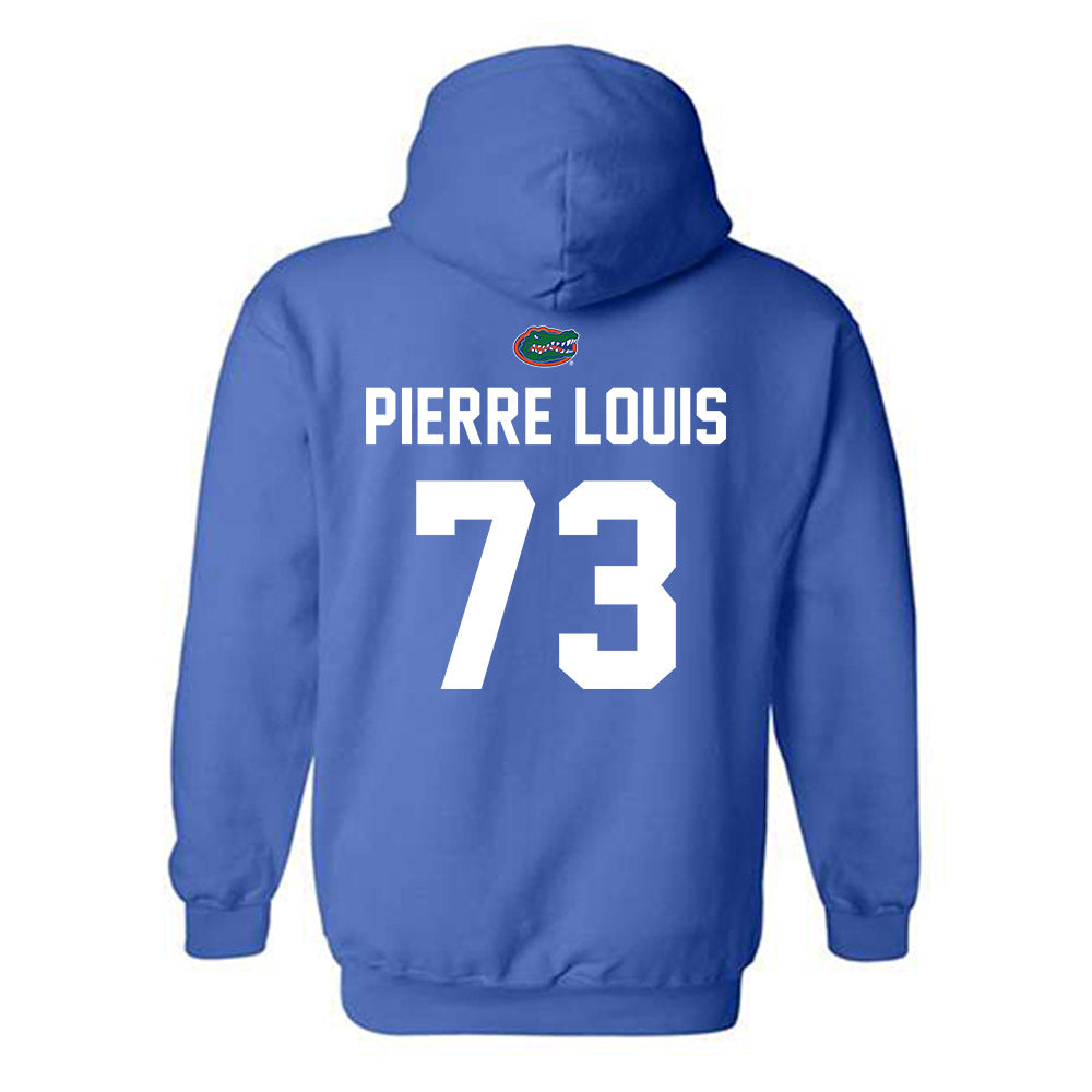 Florida - NCAA Football : Daniel Pierre Louis - Replica Shersey Hooded Sweatshirt-1