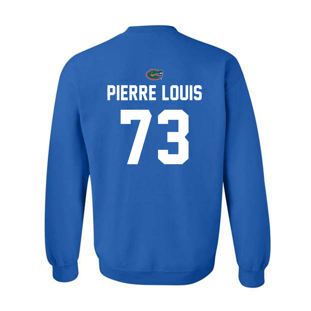 Florida - NCAA Football : Daniel Pierre Louis - Replica Shersey Crewneck Sweatshirt-1