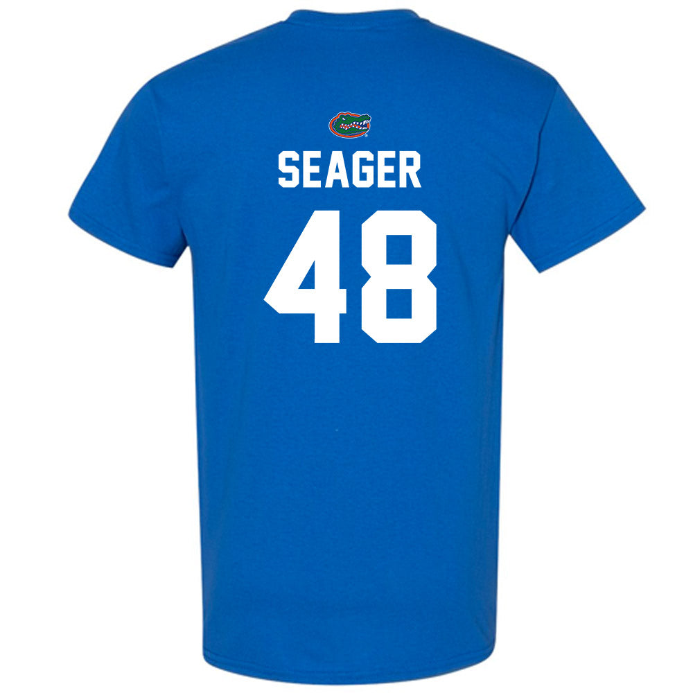 Florida - NCAA Football : Erich Seager - Replica Shersey T-Shirt-1