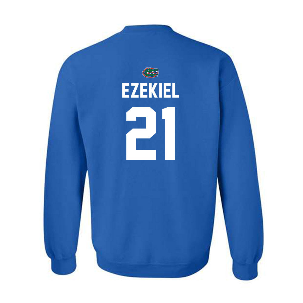 Florida - NCAA Women's Basketball : Ruth "Gift" Ezekiel - Replica Shersey Crewneck Sweatshirt-1