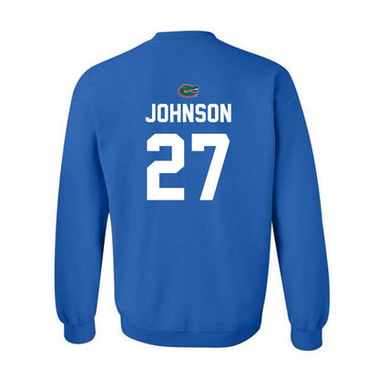 Florida - NCAA Football : Dijon Johnson - Replica Shersey Crewneck Sweatshirt-1