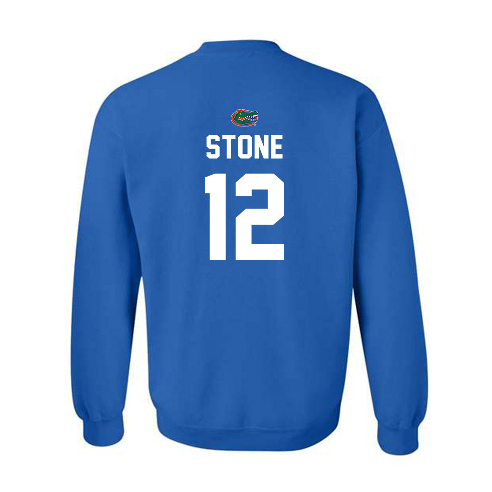 Florida - NCAA Women's Lacrosse : Alexa Stone - Replica Shersey Crewneck Sweatshirt-1