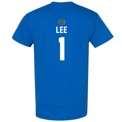 Florida - NCAA Men's Basketball : Xaivian Lee - Replica Shersey T-Shirt-1