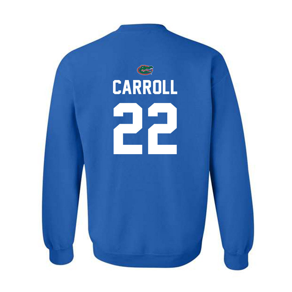 Florida - NCAA Women's Lacrosse : Madison Carroll - Replica Shersey Crewneck Sweatshirt-1