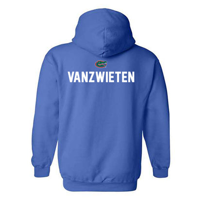 Florida - NCAA Women's Track & Field : Evelyn VanZwieten - Replica Shersey Hooded Sweatshirt