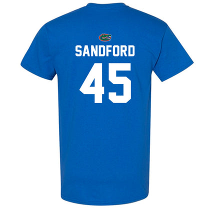 Florida - NCAA Baseball : Schuyler Sandford - Replica Shersey T-Shirt