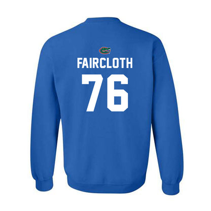 Florida - NCAA Football : Mark Faircloth - Replica Shersey Crewneck Sweatshirt-1
