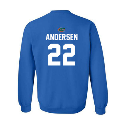 Florida - NCAA Men's Basketball : Bennett Andersen - Replica Shersey Crewneck Sweatshirt