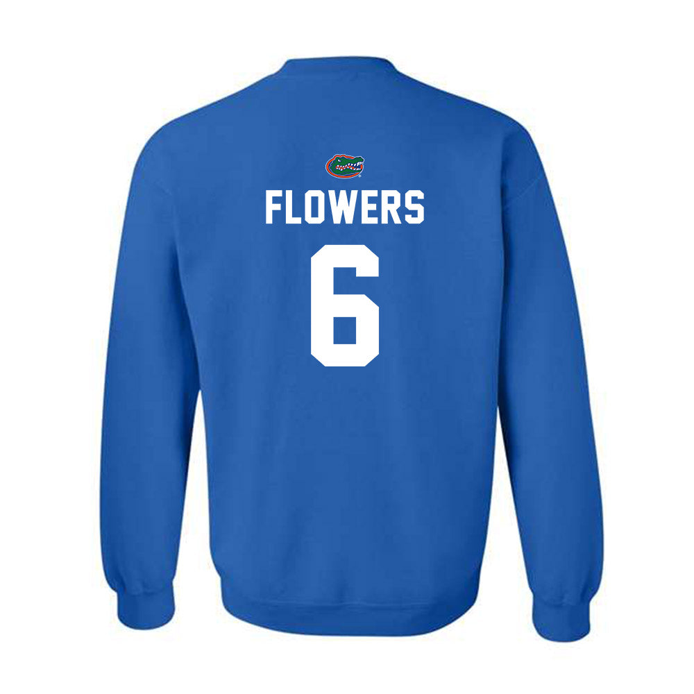 Florida - NCAA Football : Jvari Flowers - Replica Shersey Crewneck Sweatshirt-1