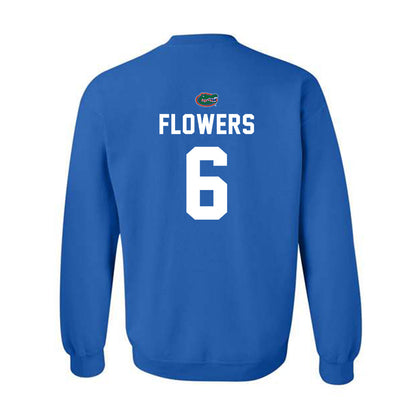 Florida - NCAA Football : Jvari Flowers - Replica Shersey Crewneck Sweatshirt-1