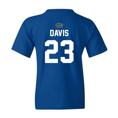 Florida - NCAA Football : Josiah Davis - Replica Shersey Youth T-Shirt-1