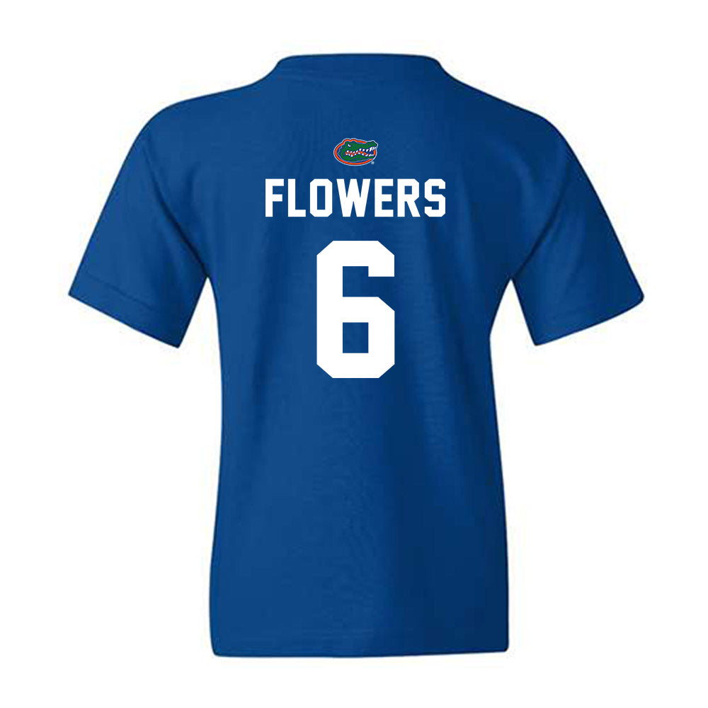 Florida - NCAA Football : Jvari Flowers - Replica Shersey Youth T-Shirt-1