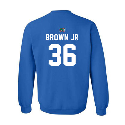 Florida - NCAA Football : Vincent Brown Jr - Replica Shersey Crewneck Sweatshirt-1