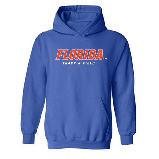 Florida - NCAA Men's Track & Field : Aidan Broussard - Replica Shersey Hooded Sweatshirt