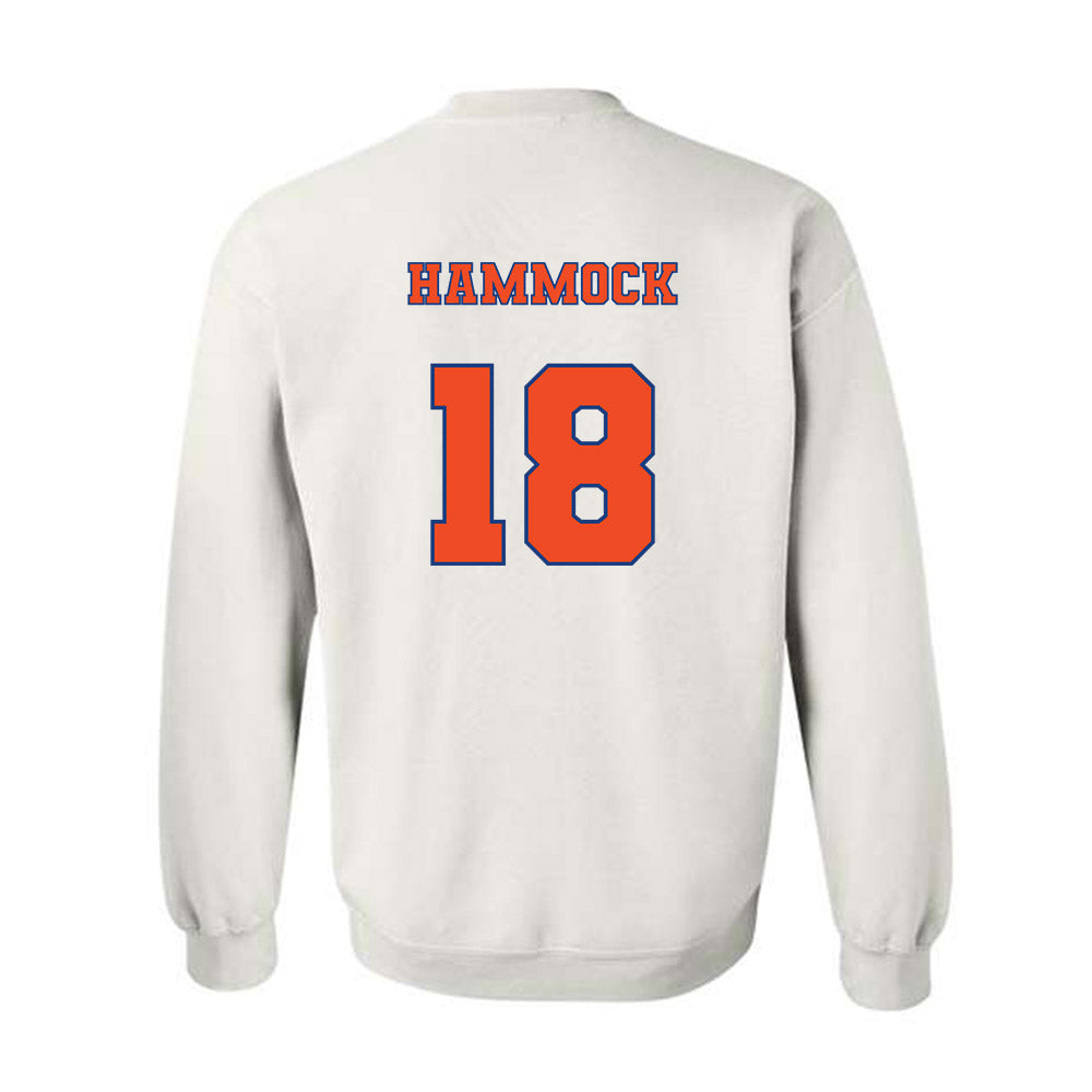 Florida - NCAA Softball : Kara Hammock - Replica Shersey Crewneck Sweatshirt-1