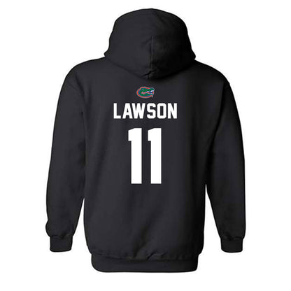 Florida - NCAA Baseball : Brendan Lawson - Sports Shersey Hooded Sweatshirt-1