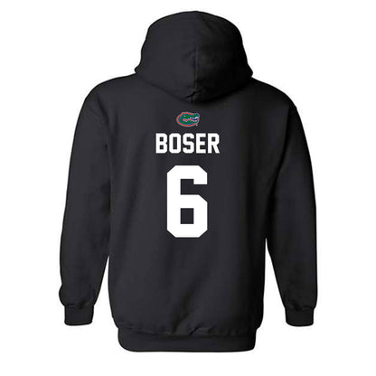 Florida - NCAA Baseball : Bobby Boser - Sports Shersey Hooded Sweatshirt-1
