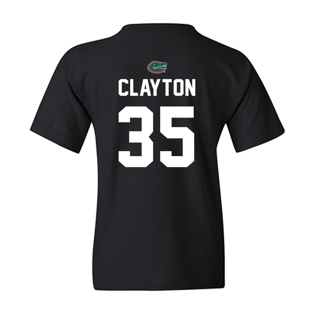 Florida - NCAA Baseball : Brock Clayton - Sports Shersey Youth T-Shirt-1