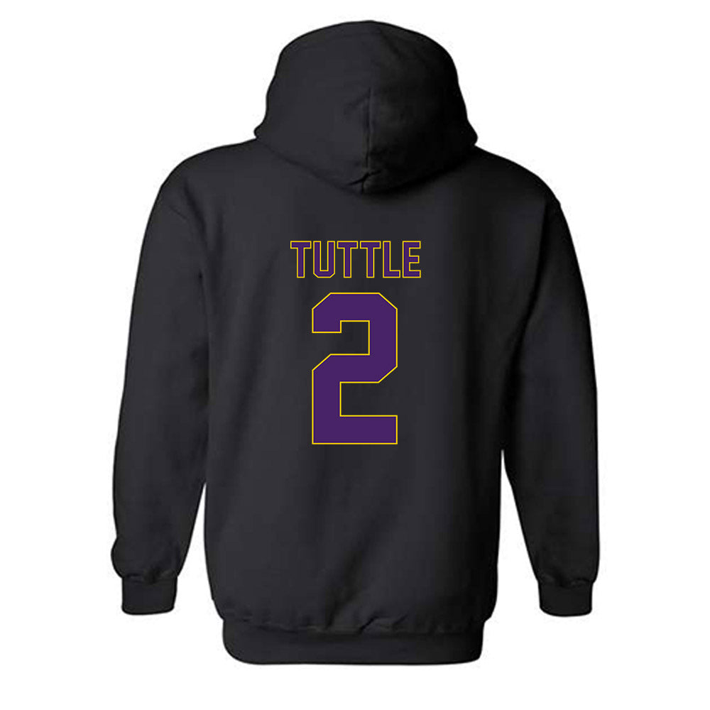 Northern Iowa - NCAA Women's Basketball : Abby Tuttle - Fashion Shersey Hooded Sweatshirt-1
