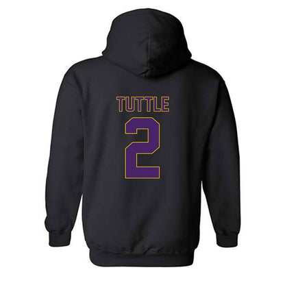 Northern Iowa - NCAA Women's Basketball : Abby Tuttle - Fashion Shersey Hooded Sweatshirt-1