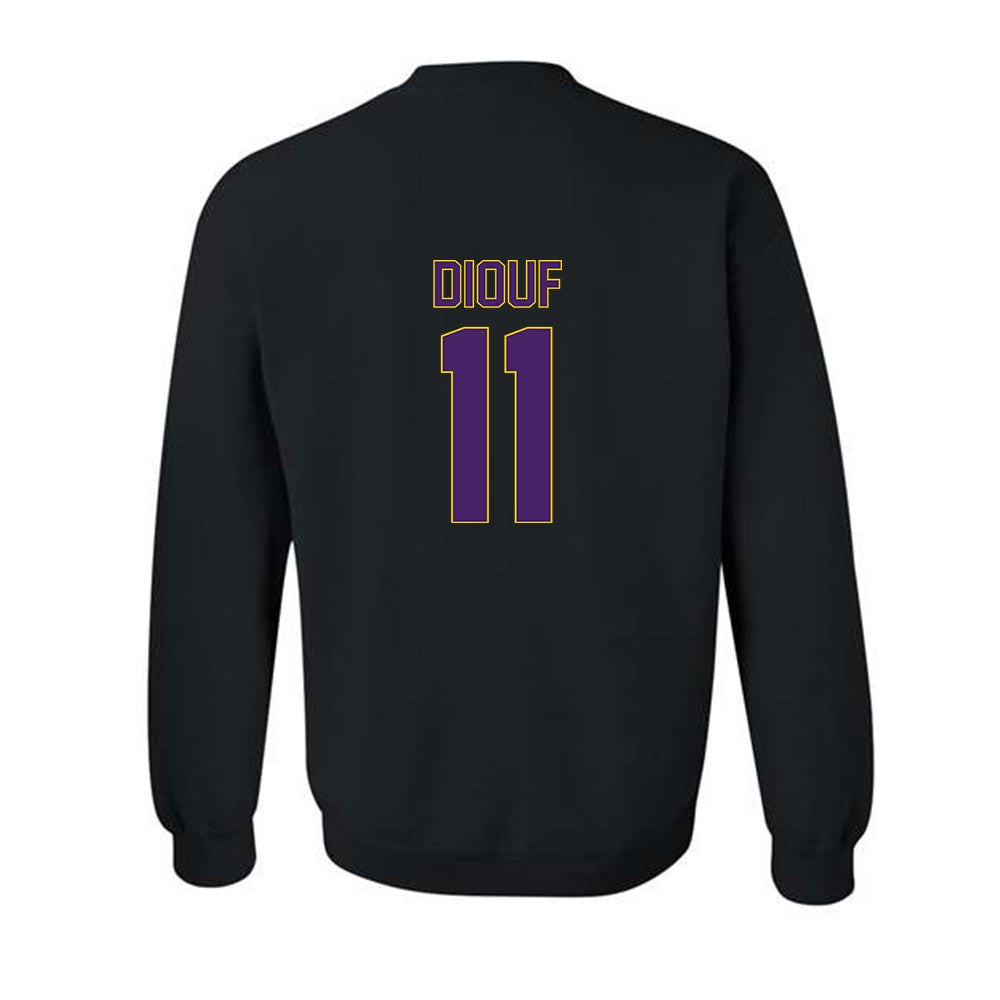Northern Iowa - NCAA Men's Basketball : Ismael Diouf - Fashion Shersey Crewneck Sweatshirt-1