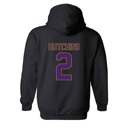 Northern Iowa - NCAA Men's Basketball : Geon Hutchins - Fashion Shersey Hooded Sweatshirt-1