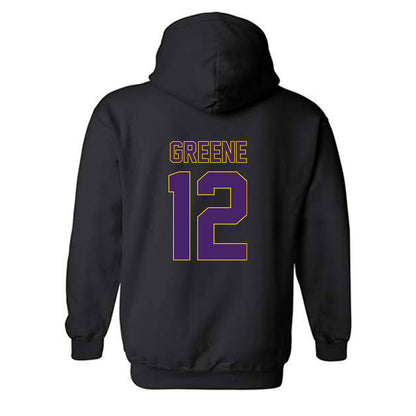 Northern Iowa - NCAA Women's Basketball : Anna Greene - Fashion Shersey Hooded Sweatshirt-1