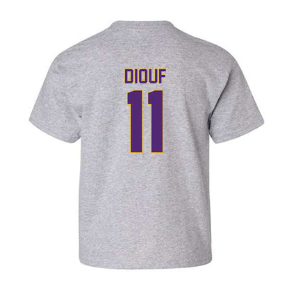 Northern Iowa - NCAA Men's Basketball : Ismael Diouf - Fashion Shersey Youth T-Shirt-1
