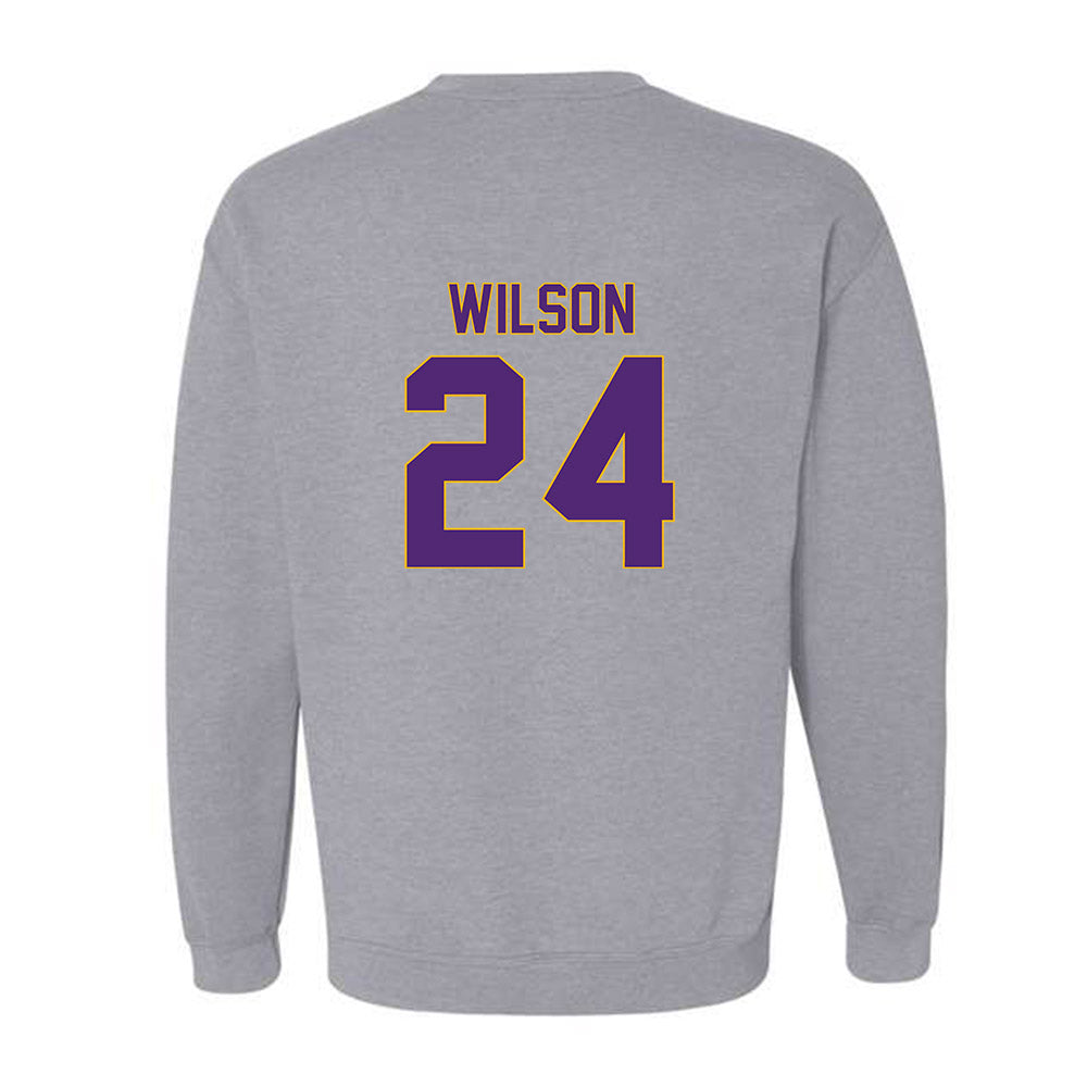 Northern Iowa - NCAA Men's Basketball : Jalen Wilson - Fashion Shersey Crewneck Sweatshirt-1