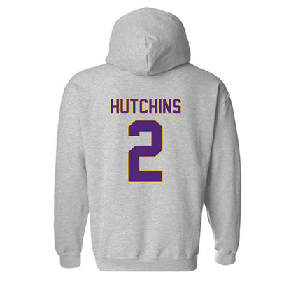 Northern Iowa - NCAA Men's Basketball : Geon Hutchins - Fashion Shersey Hooded Sweatshirt-1