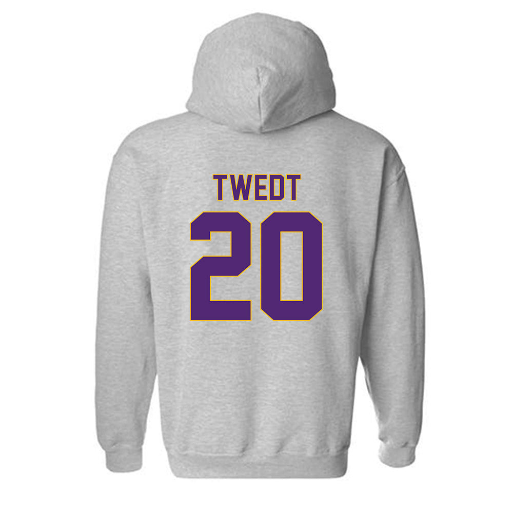 Northern Iowa - NCAA Women's Basketball : Jenna Twedt - Fashion Shersey Hooded Sweatshirt-1