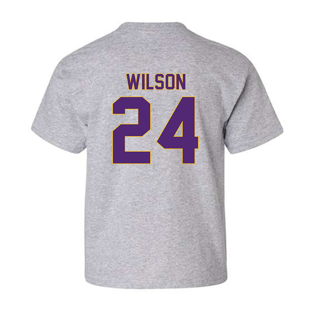 Northern Iowa - NCAA Men's Basketball : Jalen Wilson - Fashion Shersey Youth T-Shirt-1