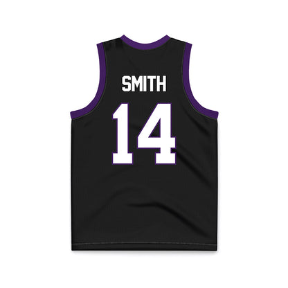 Northern Iowa - NCAA Men's Basketball : Tristan Smith - Black Basketball Jersey-1
