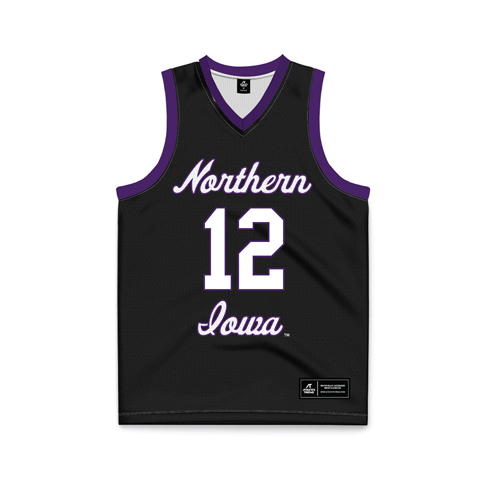 Northern Iowa - NCAA Men's Basketball : Charlie Miller - Basketball Jersey