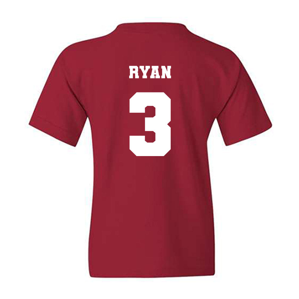 Ole Miss - NCAA Football : Sage Ryan - Replica Shersey Youth T-Shirt-1