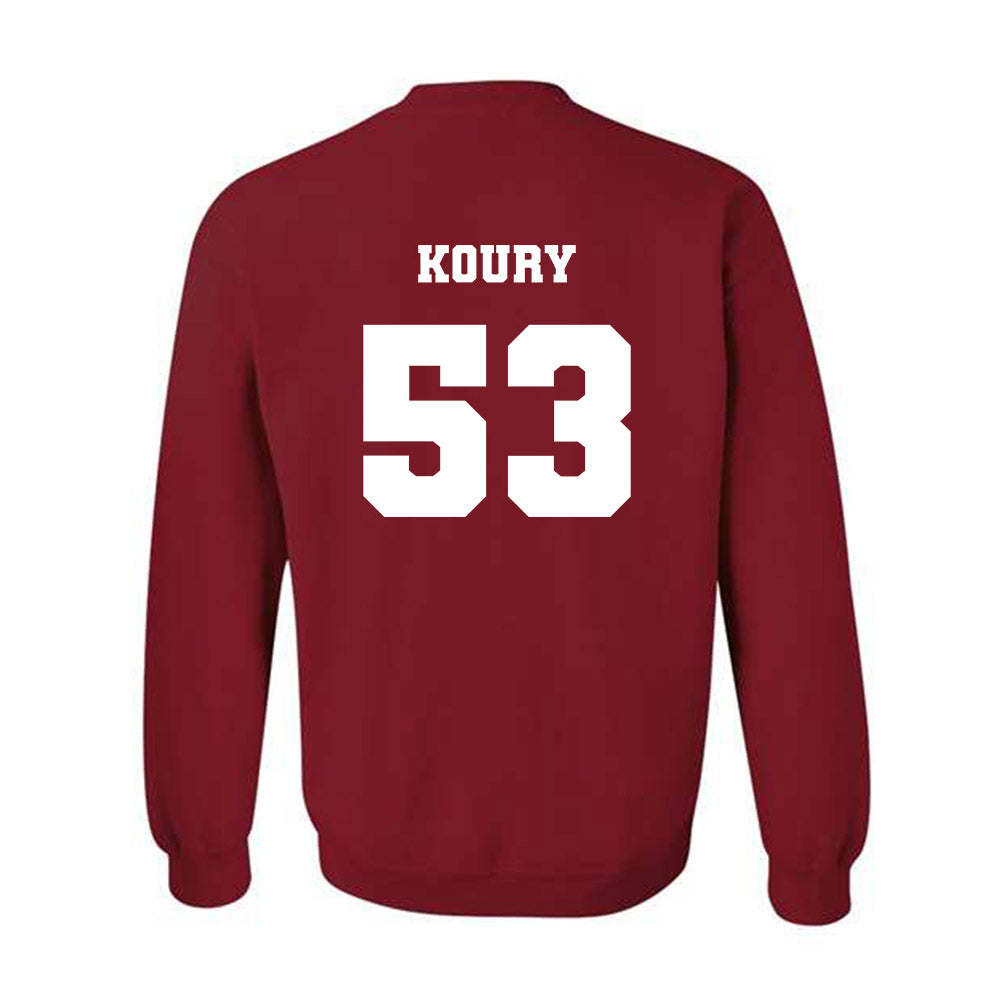 Ole Miss - NCAA Football : Joe Koury - Replica Shersey Crewneck Sweatshirt-1