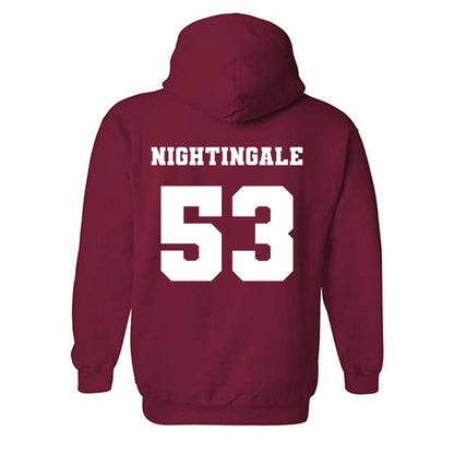 Ole Miss - NCAA Football : Trey Nightingale - Replica Shersey Hooded Sweatshirt-1