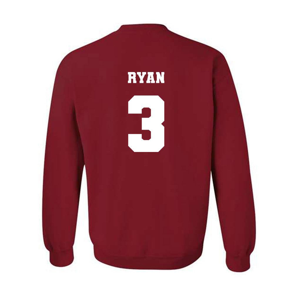 Ole Miss - NCAA Football : Sage Ryan - Replica Shersey Crewneck Sweatshirt-1