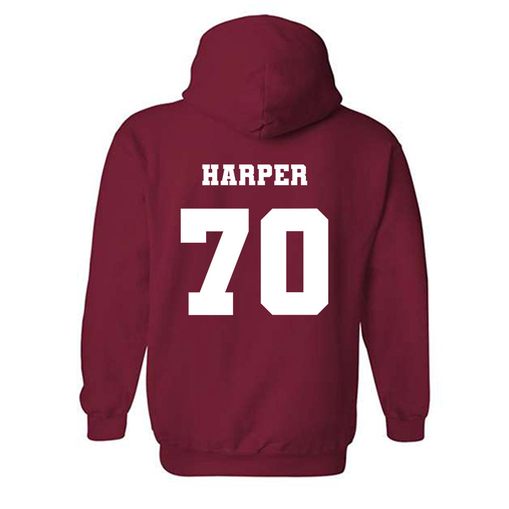 Ole Miss - NCAA Football : Devin Harper - Replica Shersey Hooded Sweatshirt-1