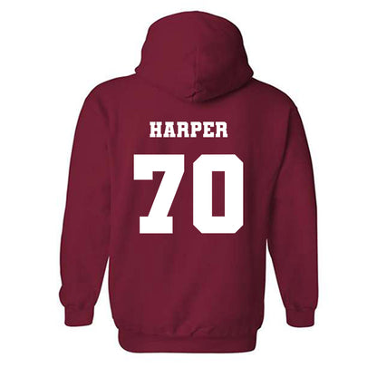 Ole Miss - NCAA Football : Devin Harper - Replica Shersey Hooded Sweatshirt-1