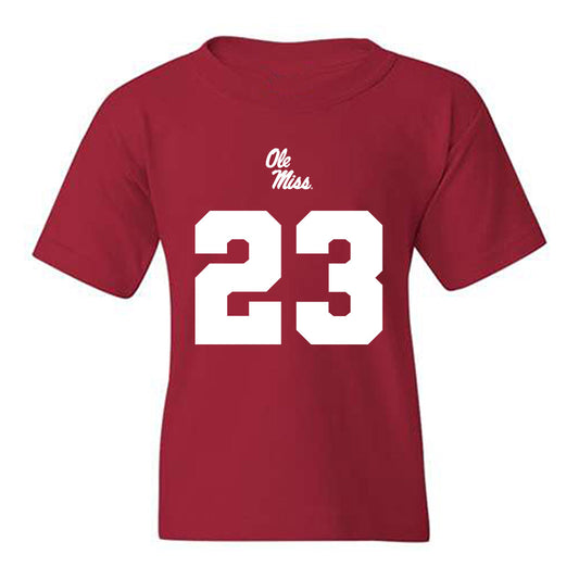 Ole Miss - NCAA Football : George Hamsley - Replica Shersey Youth T-Shirt-0