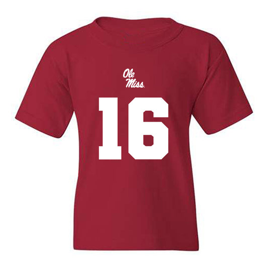 Ole Miss - NCAA Football : Maealiuaki Smith - Replica Shersey Youth T-Shirt-0