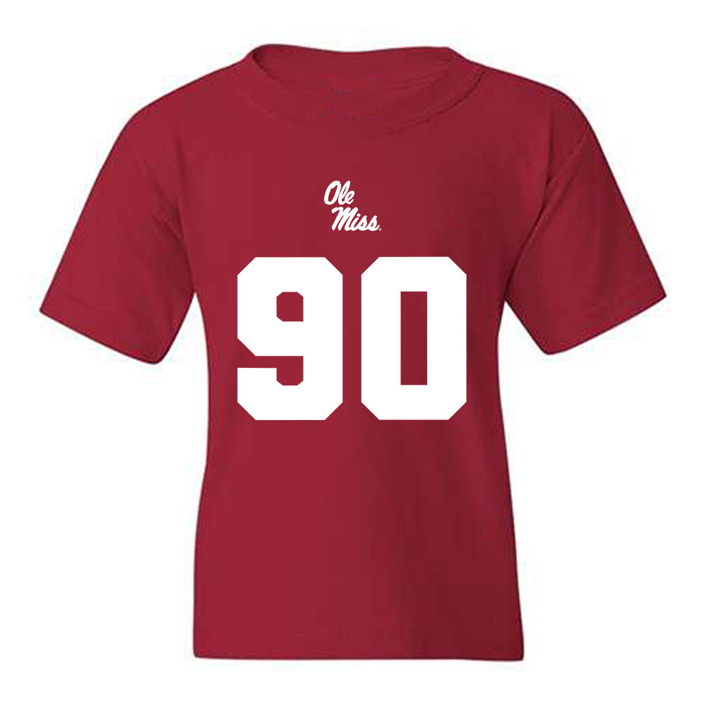 Ole Miss - NCAA Football : Jeffery Rush Jr - Replica Shersey Youth T-Shirt-0
