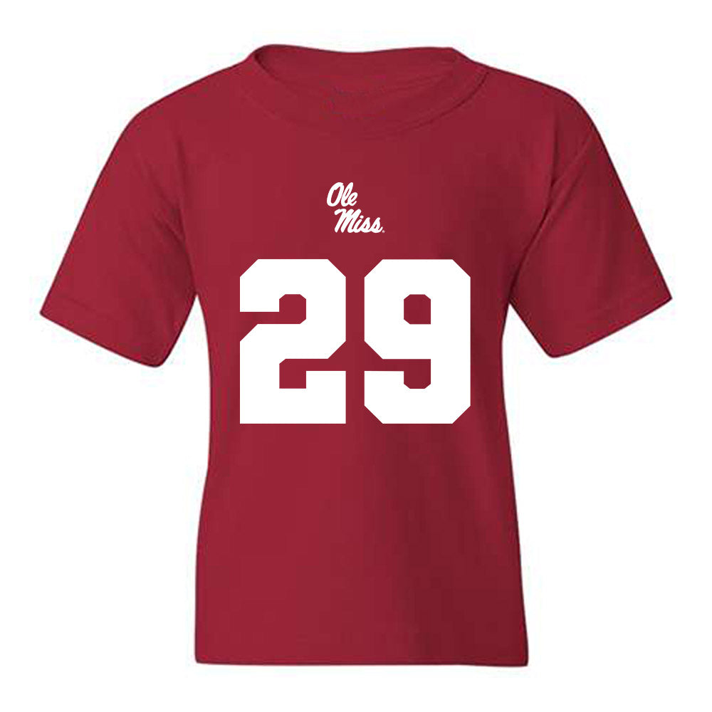 Ole Miss - NCAA Football : Nick Cull - Replica Shersey Youth T-Shirt-0